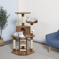 GO Pet Club Paw Print 48 en. Cat Árbol Condo - BESTMASCOTA.COM