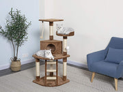 GO Pet Club Paw Print 48 en. Cat Árbol Condo - BESTMASCOTA.COM