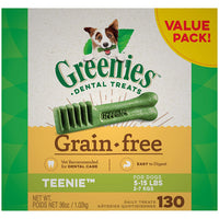 Greenies Grain Free Dental Dog Treats - Teenie (5-15.bs) - BESTMASCOTA.COM