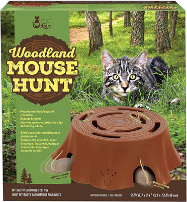 Cat Love Woodland Mouse Hunt interactivo juguetes - BESTMASCOTA.COM