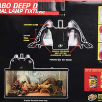 Zoo Med Combo Deep Cúpula doble lámpara Fixture - BESTMASCOTA.COM