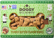 Doggy Delirious mantequilla de cacahuete huesos para perro, 5 libras - BESTMASCOTA.COM