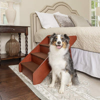Escalera de madera para mascotas Solvit, XL, Marrón - BESTMASCOTA.COM