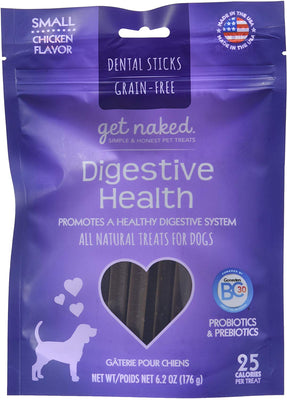 Get Naked última intervensión de frijoles 1 bolsa 6.2 oz salud digestiva Dental de masticar de incienso, pequeño, S - BESTMASCOTA.COM