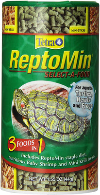 TetraFauna ReptoMin Select-A-Food para tortugas acuáticas, bolitas y ranas - BESTMASCOTA.COM