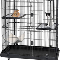 Prevue Pet Products Premium / Deluxe Cat Home, Negro - BESTMASCOTA.COM