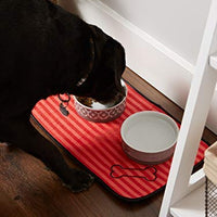 Tapete DII Dry Bone, tapete seco e microfibra para alimentos, agua, alimento, ultraabsorbente y se puede lavar a máquina, de microfibra, para perros y gatos pequeños, medianos, grandes - BESTMASCOTA.COM