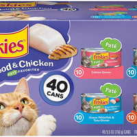 Purina Friskies – Alimento húmedo en conserva para gatos, 40 unidades Paquetes variados. - BESTMASCOTA.COM