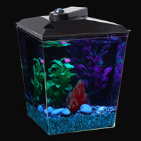 Koller Products AquaView - Depósito de pescado (2,5 galones, filtro de potencia, iluminación LED (AP25000FFP) - BESTMASCOTA.COM