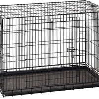 Jaula grande con doble abertura Precision Pet, negra, Negro - BESTMASCOTA.COM
