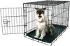 Carlson Pet Products - Caja de metal para perro con una sola puerta plegable y segura - BESTMASCOTA.COM