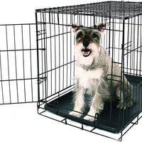 Carlson Pet Products - Caja de metal para perro con una sola puerta plegable y segura - BESTMASCOTA.COM