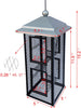 FixtureDisplays Metal Mesh Wild Bird Feeder Songbird Sunflower Seed Feeder Corn Feeder Garden Decor 1374-2NEW-2D - BESTMASCOTA.COM