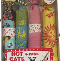 Hot Cat Catnip salchicha juguetes 4 Pack – Paquete de cuatro (4) Hot Cat Catnip salchichas... - BESTMASCOTA.COM