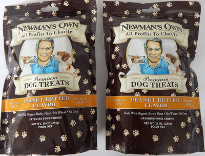 Newman de la propia Dog Treats Premium orgánico, mantequilla Sabor, tamaño mediano Galletas, 10-oz. (Pack de 2) - BESTMASCOTA.COM