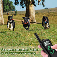 Willbest 2019 Collar de entrenamiento para perro actualizado, impermeable y recargable, rango de choque de 1650 pies con pitido, vibración, golpes, modos de luz de seguimiento - BESTMASCOTA.COM
