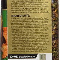 Zoo Med 5118 Gourmet Bearded Dragon Alimentación, 15 oz - BESTMASCOTA.COM