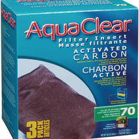 AquaClear Inserto de carbón activado, 70 galones acuarios, paquete de 3 - BESTMASCOTA.COM