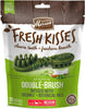 Merrick Fresh Kisses Double-Brush Coconut+Botanical Oils Grain Free Dental Dog Treats - BESTMASCOTA.COM