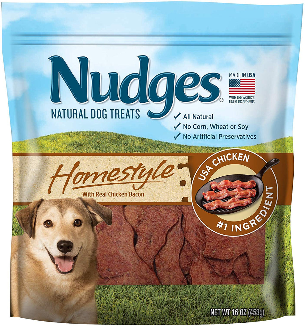 Nudges Chicken Bacon Sizzlers Dog Treats - BESTMASCOTA.COM