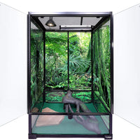 Habitat Reptil Antecedentes; Rain Forest, para 36 x 18 x 18 terrario, 3-sided Wraparound - BESTMASCOTA.COM