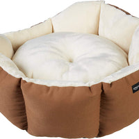 Cama para mascotas AmazonBasics de 20 pulgadas para gatos o perros pequeños - BESTMASCOTA.COM