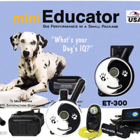 E-Collar - ET-300ZEN - Mini educador de entrenamiento a prueba de agua con control remoto de 1/2 milla - Collar estático, vibratorio y de estimulación de sonido con PetsTEK Dog Training Clicker - BESTMASCOTA.COM