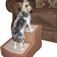 Pet Gear Easy Step II Escaleras para mascotas, 2 pasos para gatos/perros de hasta 100.8 lbs, portátil, lavable y extraíble para alfombras - BESTMASCOTA.COM