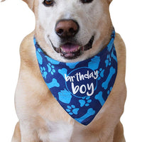 Bandana de cumpleaños para perro, diseño de niño - BESTMASCOTA.COM