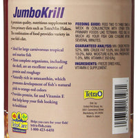 Tetra JumboKrill - Camarón jumbo, secado congelado, 3.5 onzas, natural para peces de acuario - BESTMASCOTA.COM