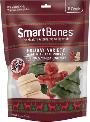 SmartBones masticables inteligentes sin cuero crudo, para perros, con forma de safari, con pollo real - BESTMASCOTA.COM