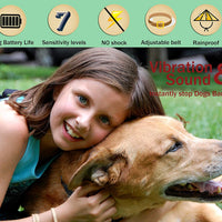 MASBRIL Collar de corteza para perro – Actualización 2020 seguro sin dispositivo de control de ladridos para perros pequeños y medianos, con sonido y vibración, sin choque humana mejor opción para los amantes de los perros - BESTMASCOTA.COM