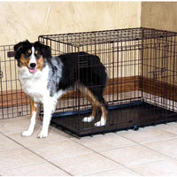 Jaula grande con doble abertura Precision Pet, negra, Negro - BESTMASCOTA.COM