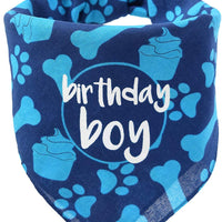 Bandana de cumpleaños para perro, diseño de niño - BESTMASCOTA.COM