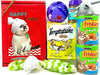 Fiestas de Navidad caja de regalo cesta para un favorito Feline de gato bebé – -Enviar estas Treats y juguetes a un Furry Cat/Gato/Kitty amigo. - BESTMASCOTA.COM