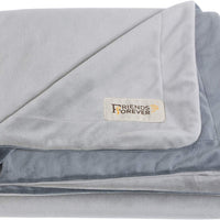 Friends Forever Deluxe Manta para perro/manta – 100% terciopelo de cristal puro, suave y cálido forro polar manta para perros, gatos, cama, sofá, jaula, coche, baúl - BESTMASCOTA.COM