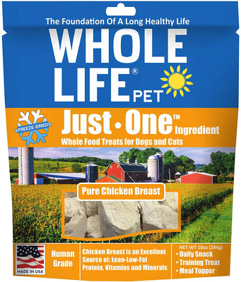 Toda la vida mascota solo ingrediente EE. UU. liofiliza pollo Treats Value Pack para perros y gatos de mama, 10-Ounce - BESTMASCOTA.COM