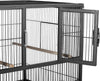 Jaula criadora de aves con soporte, dividida en dos partes, modelo F070 Hampton Deluxe, de Prevue Pet Products - BESTMASCOTA.COM