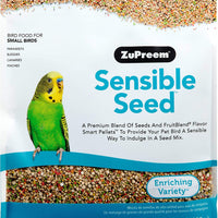 ZuPreem Alimento Sensible para aves pequeñas, medianas y grandes, loros y conures | Mezcla premium de semillas y pellets de mezcla de frutas | Fabricado en los Estados Unidos - BESTMASCOTA.COM