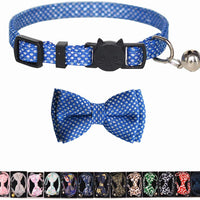 M-YOUNG Collar para gato con campana y pajarita, collares de seguridad ajustables para cachorro de gatito (6.7 in a 10,8 pulgadas) - BESTMASCOTA.COM