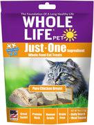 Whole Life Pet sólo un solo ingrediente congelado seco dulces para gatos pura pechuga de pollo, 4 oz - BESTMASCOTA.COM