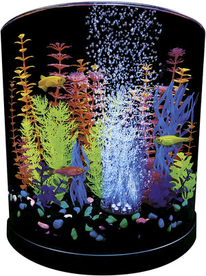 Kit de tanque de peces GloFish, incluye iluminación LED y decoración - BESTMASCOTA.COM