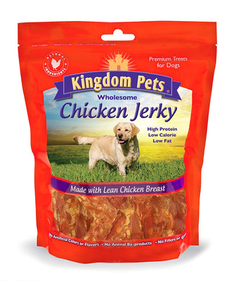 Kingdom Pets Premium Dulces para perros, sabor a tasajo de pollo - BESTMASCOTA.COM