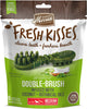 Merrick Fresh Kisses Double-Brush Coconut+Botanical Oils Grain Free Dental Dog Treats - BESTMASCOTA.COM