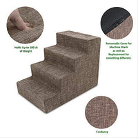 Los mejores suministros para mascotas fabricados en Estados Unidos escalones/escaleras para mascotas con espuma certificada CertiPUR-US para perros y gatos - BESTMASCOTA.COM
