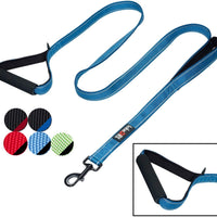 tobeDRI Correa para perro resistente, 2 asas acolchadas, 6 pies de largo, correas de entrenamiento para perros medianos y grandes - BESTMASCOTA.COM