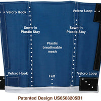 Shoofly - Leggins de caballo; previene picaduras de mosca pintorescos, reduce el estrés y el tope, material de malla de plástico sin químicos (mediano/naranja) - BESTMASCOTA.COM