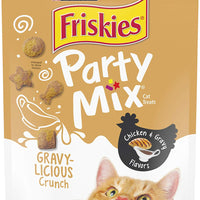 Purina Friskies Party Mix Adult Cat Treats - (6) 6 oz. Pouches - BESTMASCOTA.COM