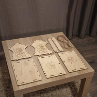 Bird Feeder Made from Wood with Seed Tray, Outdoor Birdfeeders for Wild Birds Made from Wood - BESTMASCOTA.COM