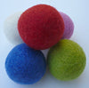 Earthtone Solutions pelotas de fieltro de lana para gatos y gatitos, divertidas, adorables, coloridas, suaves, silenciosas, de fieltro, hechas a mano, naturales, perfectas para amantes de los gatos, suministros de manualidades - BESTMASCOTA.COM